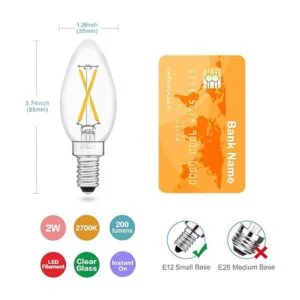 Vintage LED Candelabra Bulbs 25W Equivalent Warm White_3