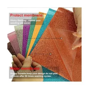 Viewmoi Rollo de vinilo para plancha con purpurina HTV_3