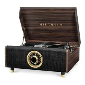 Victrola Reproductor de discos Bluetooth 4 en 1 Highland_1