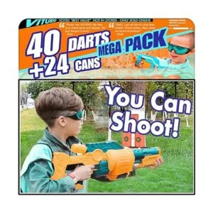 Viturio Juego de 24 objetivos de espuma suave para Nerf N_6