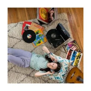 VictrolaJugador de registro portátil de la maleta de_6