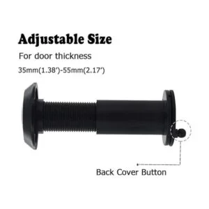 Visor de puertas de latón macizo de 200 grados con