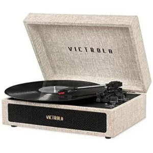 Victrola Parker Reproductor de discos Bluetooth para_1