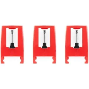 Victrola Paquete de 3 agujas de repuesto para tocadiscos_1