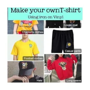 Vinilo termotransferible HTV de 12 x 7 pies para camisetas_6