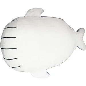 Vintoys Almohada de peluche con diseño de tiburón ballena_5