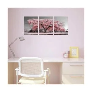 Visual Art Decor 3 piezas de lienzo en blanco y negro_2