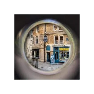 Visor de puertas de latón macizo de 200 grados con