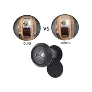 Visor de puertas de latón macizo de 200 grados con