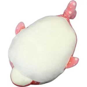 Vintoys Peluche de delfín rosa muy suave almohada grande_5