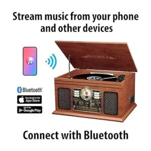 Victrola Nostálgico reproductor de discos Bluetooth 6 en 1_2