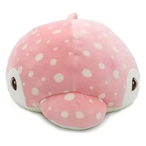 Vintoys Peluche de delfín rosa muy suave almohada grande_6