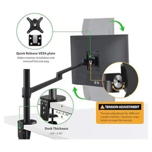 Viozon Soporte de montaje para laptopcuadernoproyector_2