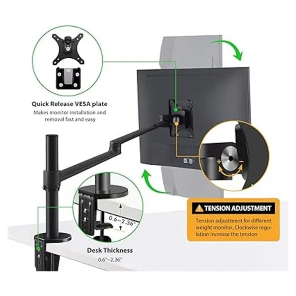 Viozon Soporte de montaje para laptopcuadernoproyector_2
