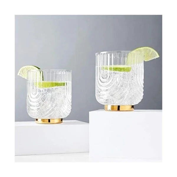 Viski Gatsby Lowball Juego de 2 vasos vintage para_5