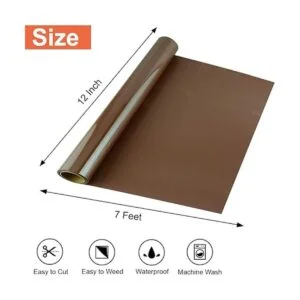 Vinilo termotransferible HTV de 12 x 7 pies para camisetas_2