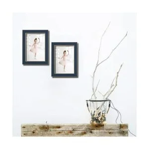 Violabbey Marcos de fotos de 5 x 7 pulgadas color azul_6