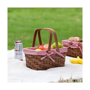 VintiquewiseTM canastilla rectangular con forro a_3