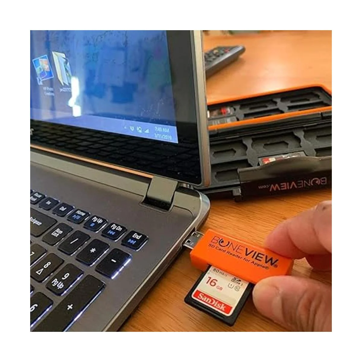 Visor de cámara Trail para iPhone lector de tarjetas de_6