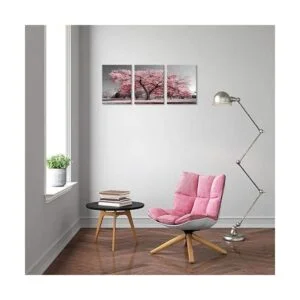 Visual Art Decor 3 piezas de lienzo en blanco y negro_5