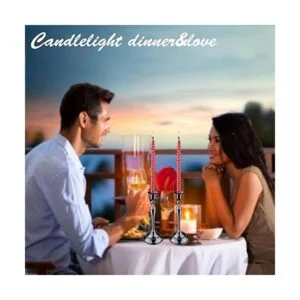 Viscacha Metal Candelabra Candlesticks Holder for Formal_5