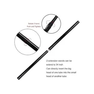 VideoPUP Juego de 3 varillas de extensión de 114