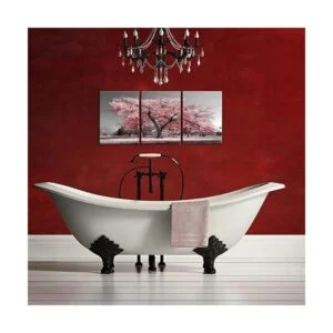 Visual Art Decor 3 piezas de lienzo en blanco y negro_4