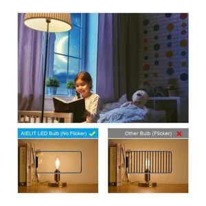 Vintage LED Candelabra Bulbs 25W Equivalent Warm White_2