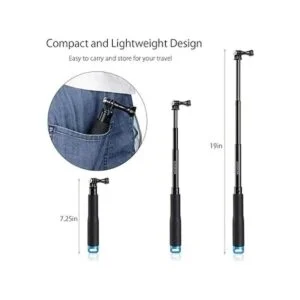 Vicdozia Barra de extensión para selfie de 19 pulgadas_2