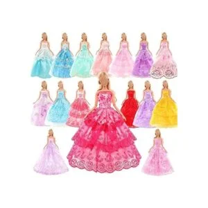 Vestidos y ropa para muñeca Barbie Barwa 5 Piezas moda