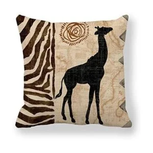 VenusL Juego de 4 fundas de almohada decorativas de_2