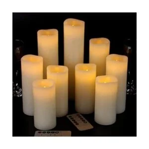 Vickiss Velas sin llama de 4 pulgadas 5 pulgadas 6_1