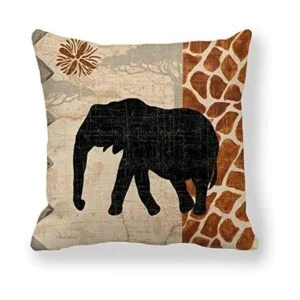 VenusL Juego de 4 fundas de almohada decorativas de_3