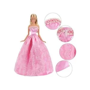 Vestidos y ropa para muñeca Barbie Barwa 5 Piezas moda