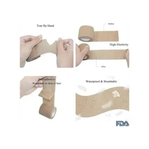 Vet Wrap 3.0 in x 12 unidades de cinta púrpura para_4