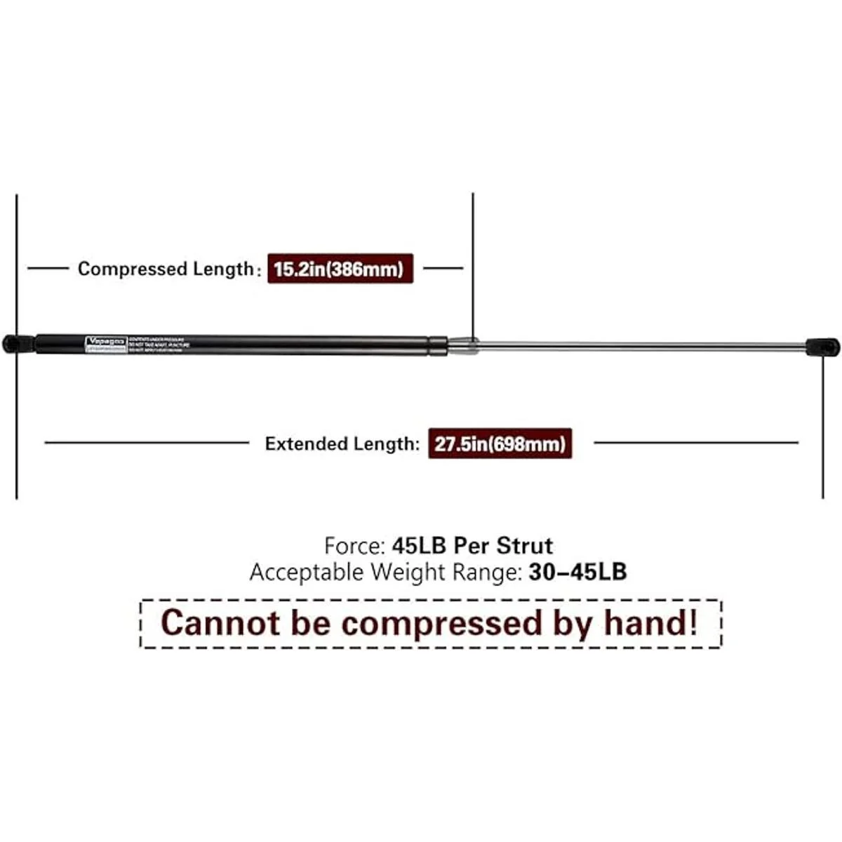 Vepagoo amortiguador neumático elevación para cubierta de_3