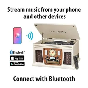 Victrola Navigator 8 en 1 Reproductor clásico de discos_2