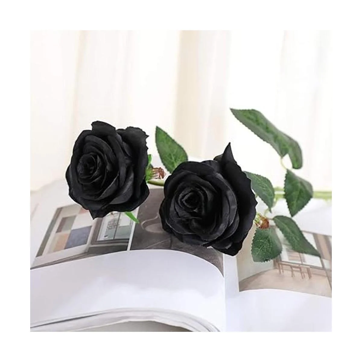 Veryhome Ramo de flores artificiales de seda con_5