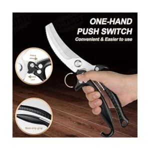 Vibirit Tijeras de cocina de 5 hojas de acero inoxidable;_5