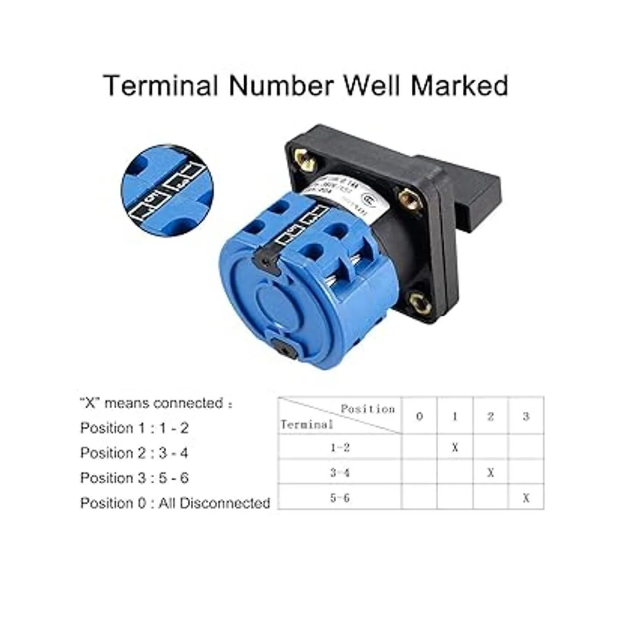 VictorsHome SYW2820 Interruptor de cambio de 4 posiciones_3
