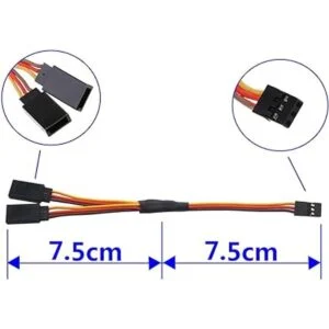 Vgoohobby Cable divisor servo de 5.906 in 1 macho a 2_2