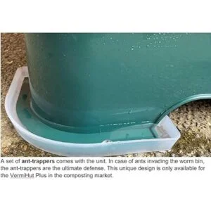 VermiHut Plus Papelera de abono de 5 bandejas fácil