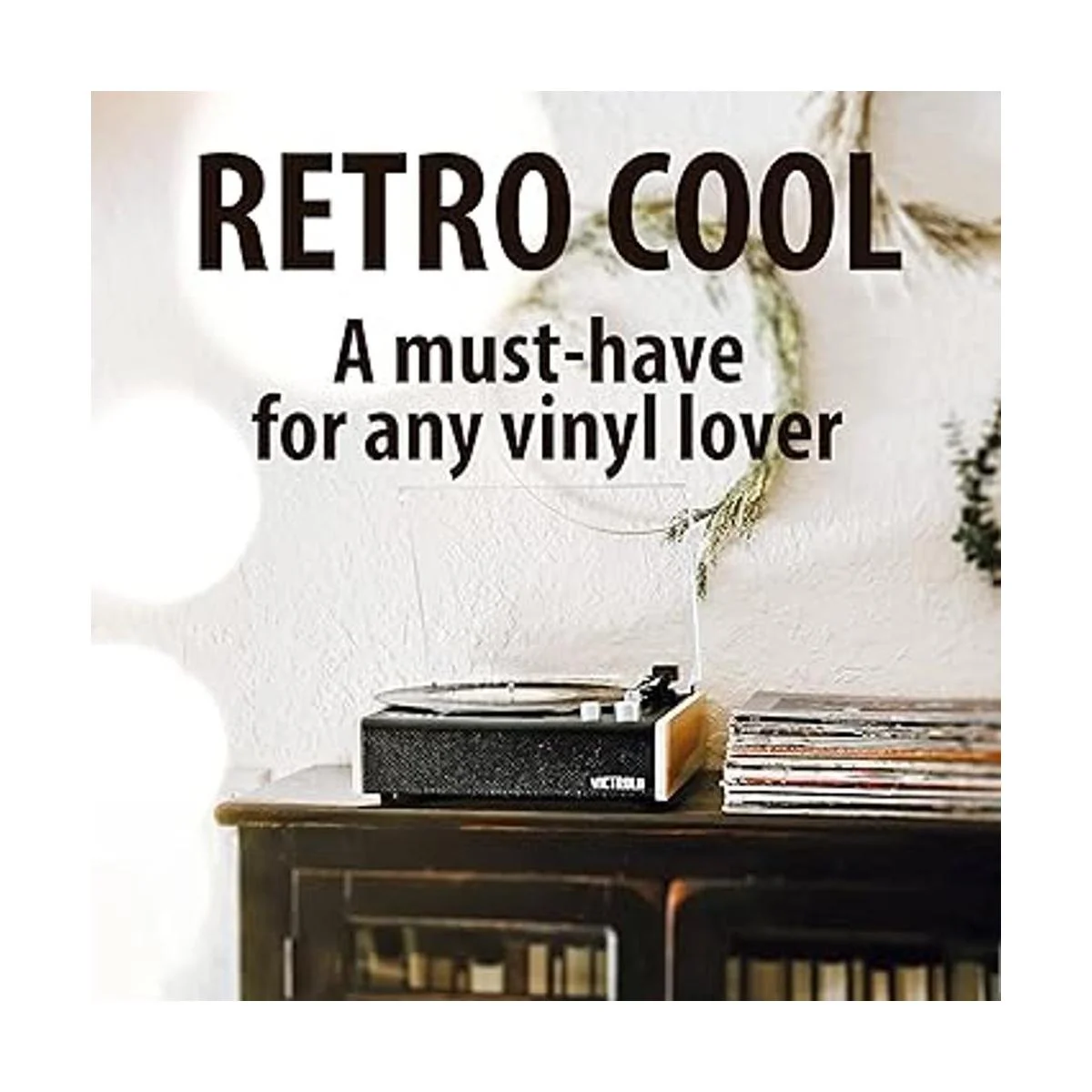 Victrola Eastwood Tocadiscos Bluetooth de 3 velocidades_6