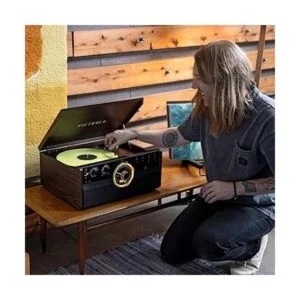 Victrola Empire MidCentury 6 en 1 tocadiscos con_6