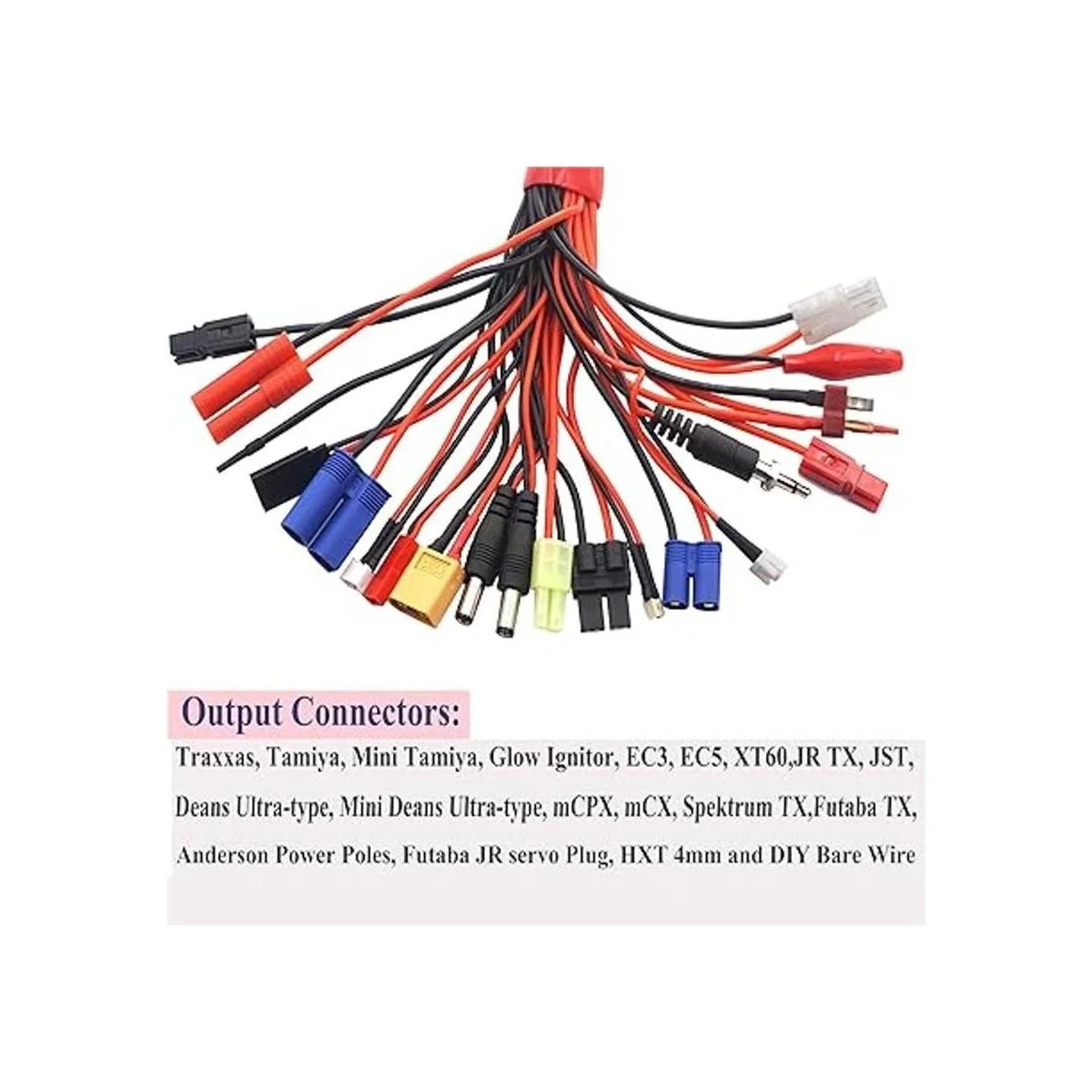 Vgoohobby 19 en 1 RC Lipo batería multi cargador adaptador