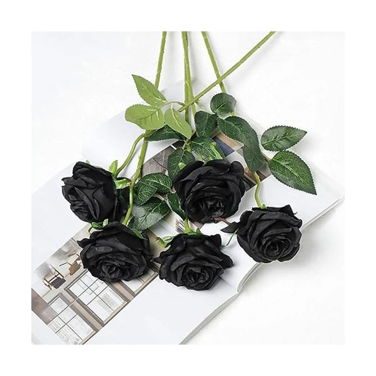 Veryhome Ramo de flores artificiales de seda con_3