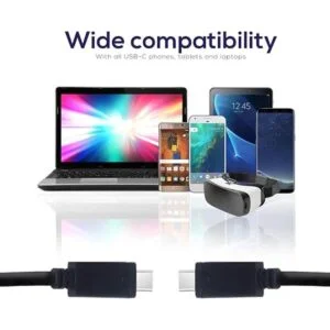 Vebner Cable USB C a USB C de 20 pies USB extra largo