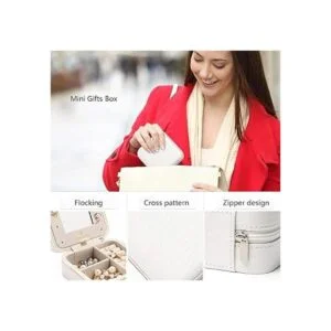 Vee Estuche pequeño de joyería de viaje mini organizador_4