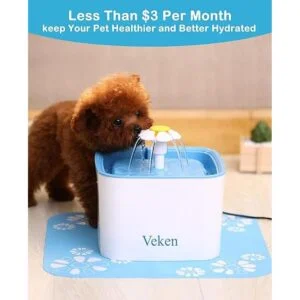 Veken Replacement Filters for 84oz2.5L Automatic Pet