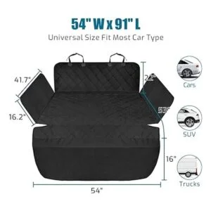 Veckle Funda de carga para SUV con solapas laterales_5